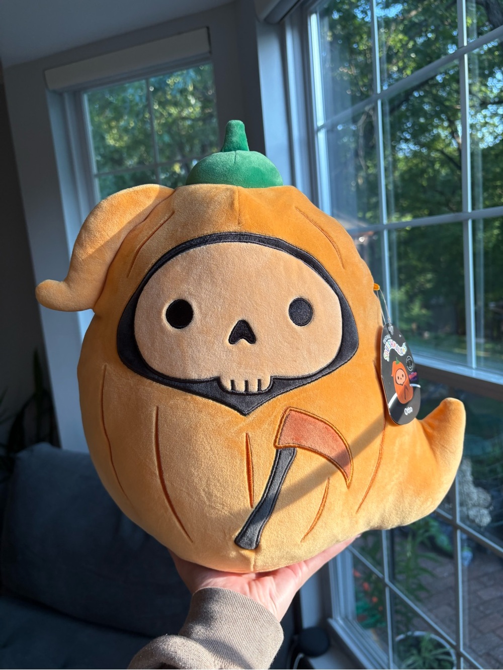 Otto the pumpkin grim reaper select series SS mallowmash halloween squishmallow